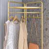 PTTRNS Metal Floor Coat Rack for Hallway or Bedroom, Rod Style (Color D) view 3