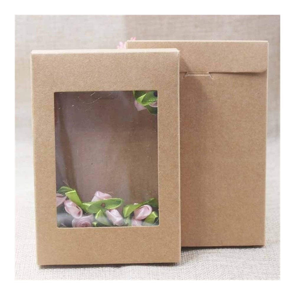Homeilteds 20-Piece Pink Paper Gift Boxes, Coffee, 125 × 85 × 15 mm