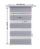 OBdeco Double Roller Blind, No-Drill Clamp Mount, 95 x 220 cm, Light Gray view 2