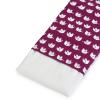 Yoga Studio Organic Eye Pillow, 23 x 13 cm, Flaxseed-Filled Cotton, for Tired Eyes, Relaxation and Headaches (Purple Elephant) view 2