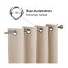 CUCRAF Blackout Curtains with Grommets, 2-Piece Set, H245 x W140 cm, Beige view 3