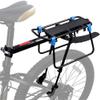 Mountain Bike Rear Rack, Adjustable Aluminum Alloy Rack with Reflective Fenders, 110 lb Capacity view 2