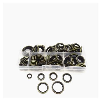 lwanne Drain Plug Gasket Set, High-Pressure Hose Seal, 100 Pieces, 30 mm Inner Diameter
