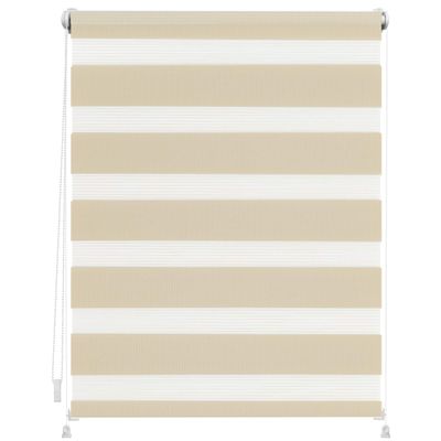 Lichtblick Blackout Double Roller Shade, No Drilling, Cream, 70 x 150 cm (W x L)