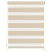 Lichtblick Blackout Double Roller Shade, No Drilling, Cream, 70 x 150 cm (W x L) view 1