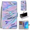 ShinyCase Flip Wallet Case for Samsung Galaxy J7 2016, Purple-Pink Pattern view 2
