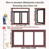 Black Magnetic Insect Screen Curtain for Windows, No Drilling, 210 × 190 cm view 4