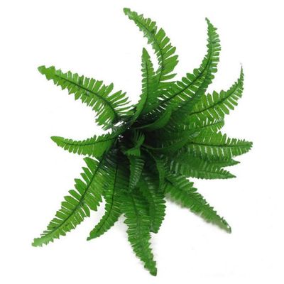 PiniceCore 24 Artificial Fern Grass Plants with Large Green Persian Leaves for Garden and Wedding Decoration