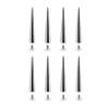 Silver Metal Rivets 10 × 55 mm, Screw Rivets Gothic Spikes, 8 Pieces view 1
