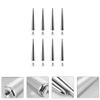 Silver Metal Rivets 10 × 55 mm, Screw Rivets Gothic Spikes, 8 Pieces view 3
