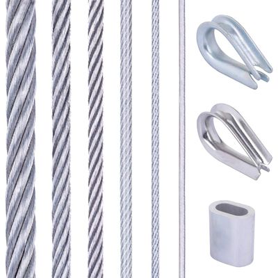 Seilwerk STANKE Trellis Support, Curtain Wire, Railing & Theft Protection, 50 m, 3 mm