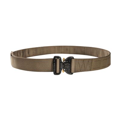 Tasmanian Tiger TT Modular Belt, Adjustable Duty Belt with Laser-Cut MOLLE, COBRA Buckle, Coyote Brown, Size L