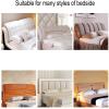BEDSETS Stretch Headboard Cover, Dustproof Solid-Color Bed Headboard Slipcover view 2