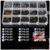Stainless Steel Machine Screw Set, Class 12.9 High-Strength, Female End, M3–M6 view 2