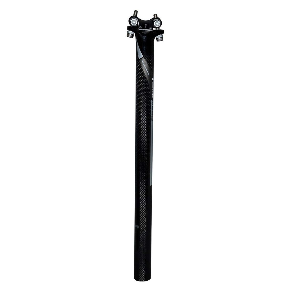 LIANYG Ultralight Carbon-Fiber Twin-Bolt Suspension Seatpost, 27.2 × 400 mm, Bright Light