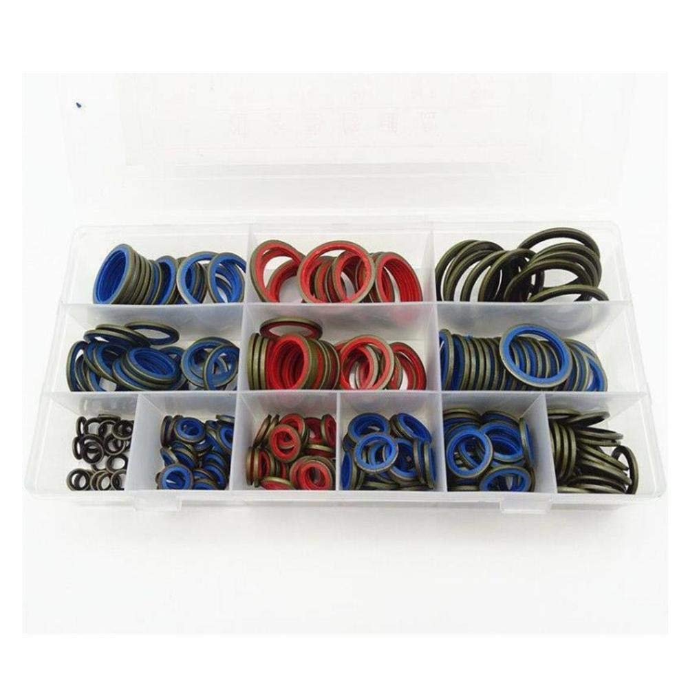 Oil Pan Drain Plug Gaskets, High-Pressure Pipe Gasket Set, 20 mm Inner Diameter, 100 Pieces