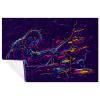 BestIdeas Rock Drummer Print Throw Blanket, 59 x 39 in view 1