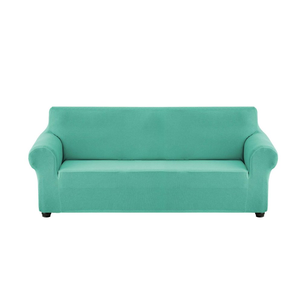 WWYL Sofa Cover for 1/2/3-Seater Sofas, Stretch Slipcover, Blue, 3-Seater