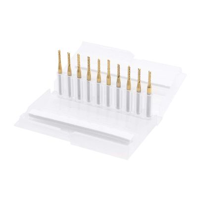 PYouo 10-Piece PCB CNC Router Bit Set, 3.0 mm Cutting Edge