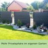 workingHOUSE Green Polyrattan Privacy Strips for Double Wire Mesh Fences view 2