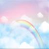 Muralo Non-Woven Photo Wallpaper 360 x 240 cm, Fairy-Tale Rainbow Sky for Kids' Room view 1