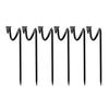 Achla Designs Hose Guides with Leaf Ends, 6-Pack view 2