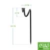 Achla Designs Hose Guides with Leaf Ends, 6-Pack view 3