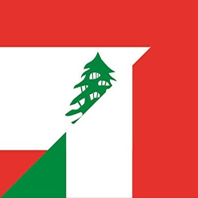 U24 Lebanon–Italy Boat Flag, Premium Quality, 100 x 150 cm
