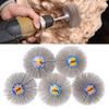 LIANYG 2-Piece Aluminum Oxide Wire Polishing Brush, 240 Grit view 2
