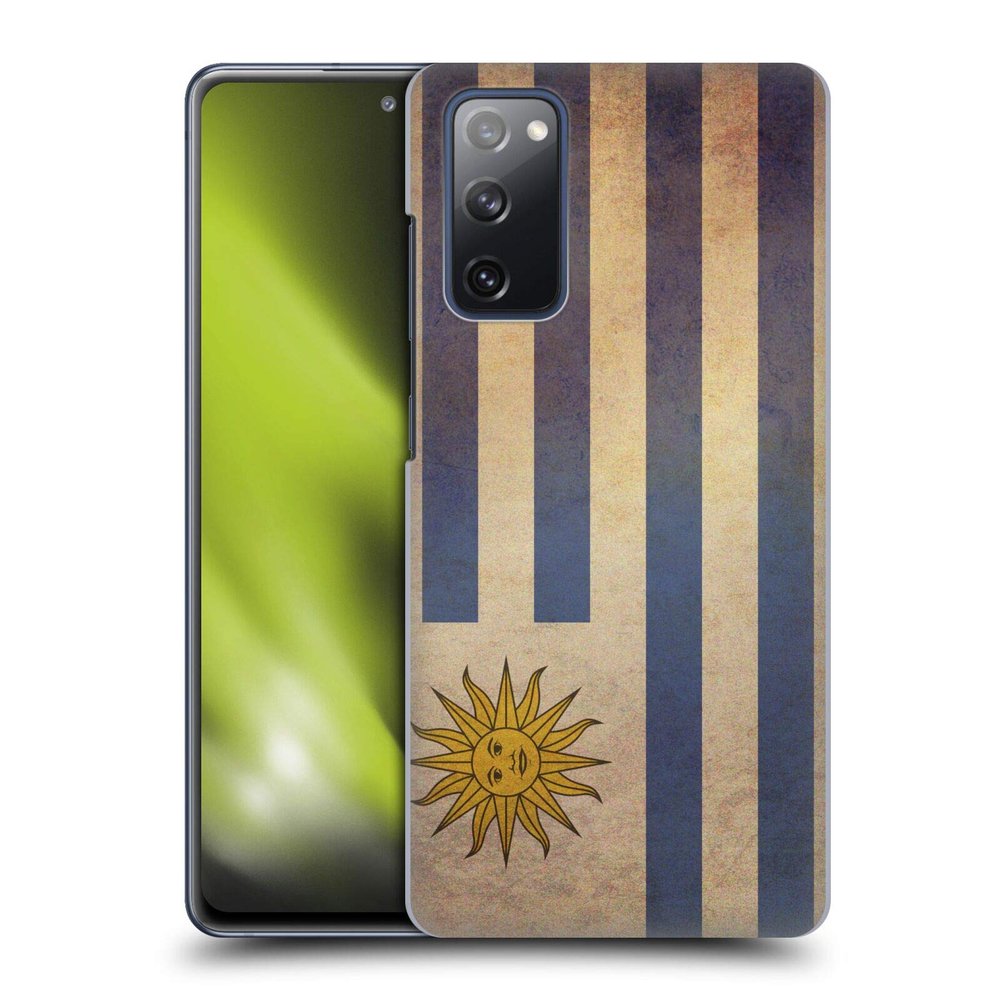 Head Case Designs Uruguay Uruguayan Vintage Flags 3 Hard Back Phone Cases Compatible with Samsung Galaxy S20 FE / 5G
