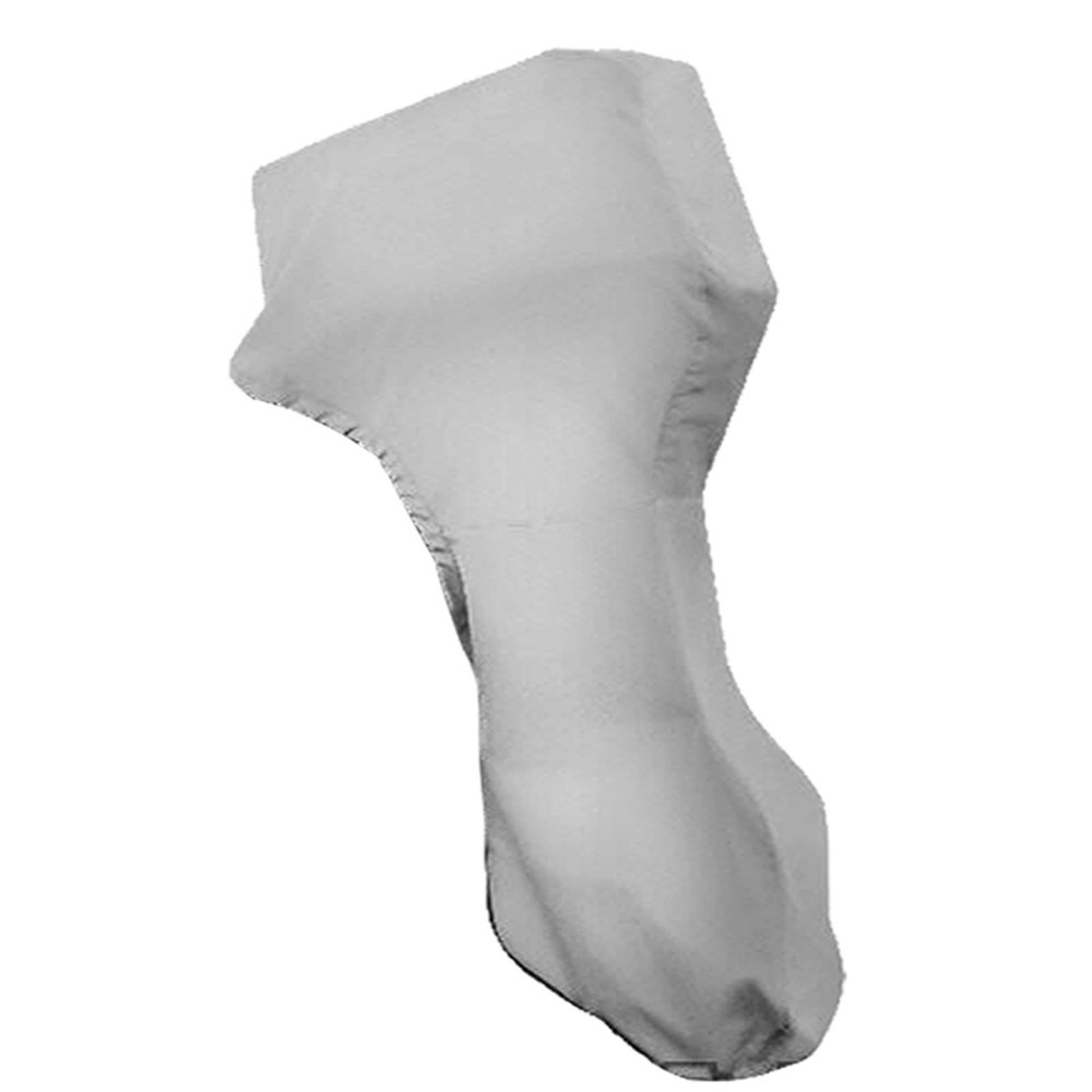 Outboard Motor Cover, 600D Heavy-Duty Tear-Resistant Oxford Fabric, Gray, 6–15 HP