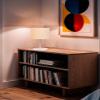 Faro Barcelona 64310-38 - SAMBA Table Lamp with Adhesive Tape, White/Beige view 2