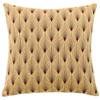 Gold Yellow Geometric Woven Cushion Cover, 45 x 45 cm (1 pc.) view 1