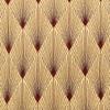 Gold Yellow Geometric Woven Cushion Cover, 45 x 45 cm (1 pc.) view 2