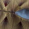 Gold Yellow Geometric Woven Cushion Cover, 45 x 45 cm (1 pc.) view 3