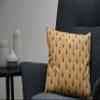 Gold Yellow Geometric Woven Cushion Cover, 45 x 45 cm (1 pc.) view 4