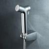 Chrome Bidet Hand Sprayer Set for Toilet, Wall-Mounted, Cold Water view 2