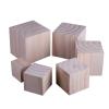 Set of 4 Handmade Heavy-Duty Solid Wood Furniture Leg Cubes, 15 x 15 x 15 cm, Wood Color view 4