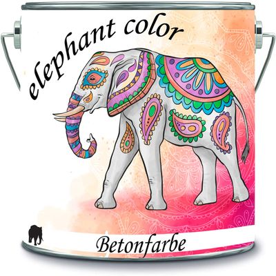 elephant color Concrete Paint, Garage & Interior Floor Coating, Tile and Industrial Floor Paint, Epoxy Casting Resin, Basalt Gray RAL 7012, 15 kg
