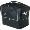 Mizuno Large Football Bag, Black/White, Size L, Unisex view 1