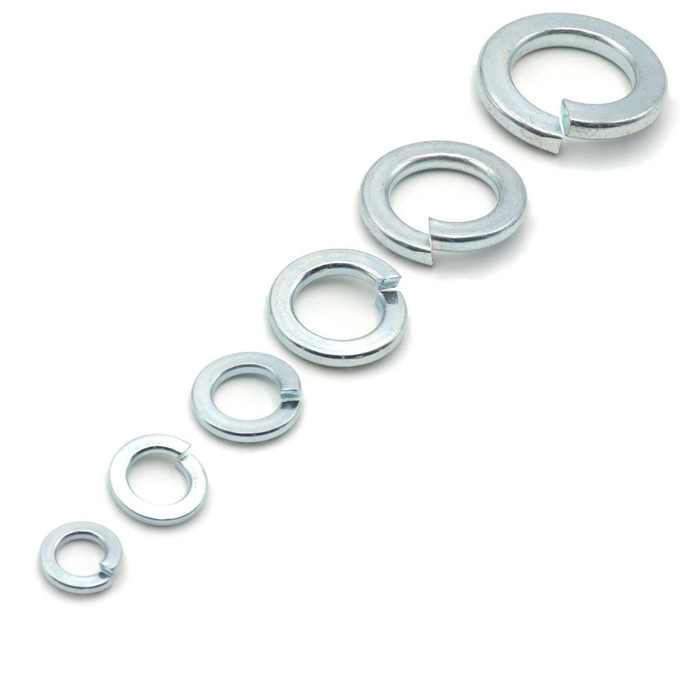 10 M10 DIN 127 Spring Washers, Electroplated, Grade 8.8, Form B