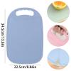 Gqavril12 Cutting Board Set, Dishwasher-Safe Plastic Cutting Boards with Stand, Large, for Fish, Vegetables and Fruit, 4 Pieces view 2
