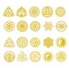 Kerdejar Self-Adhesive Copper Orgonite Stickers, 20-Pack view 1