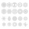 Kerdejar Self-Adhesive Copper Orgonite Stickers, 20-Pack view 3