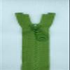 LIL YKK No. 5 Plastic Separating Zipper, Medium-Coarse Teeth, Grass Green 081, 52 cm view 2