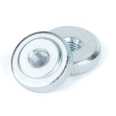GB807 Flat Knurled Nut, Single-Layer, M3–M10