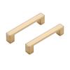 BOZONLI 2-Pack Gold Cabinet Handles, 96 mm Hole Spacing view 1