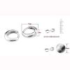 AQUALITYS 925 Sterling Silver Simple Thick Small Round Hoop Earrings for Women and Men view 2