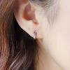 AQUALITYS 925 Sterling Silver Simple Thick Small Round Hoop Earrings for Women and Men view 3