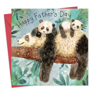Twizler Se Father's Day Card with Pandas